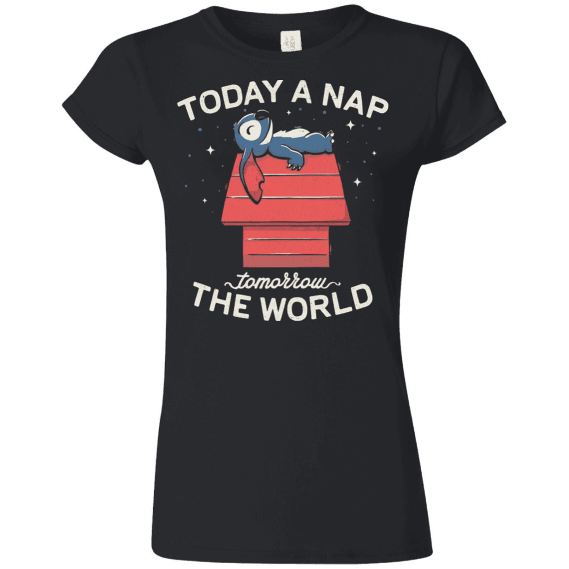 T-Shirts Black / S Today a Nap Tomorrow the World Junior Slimmer-Fit T-Shirt