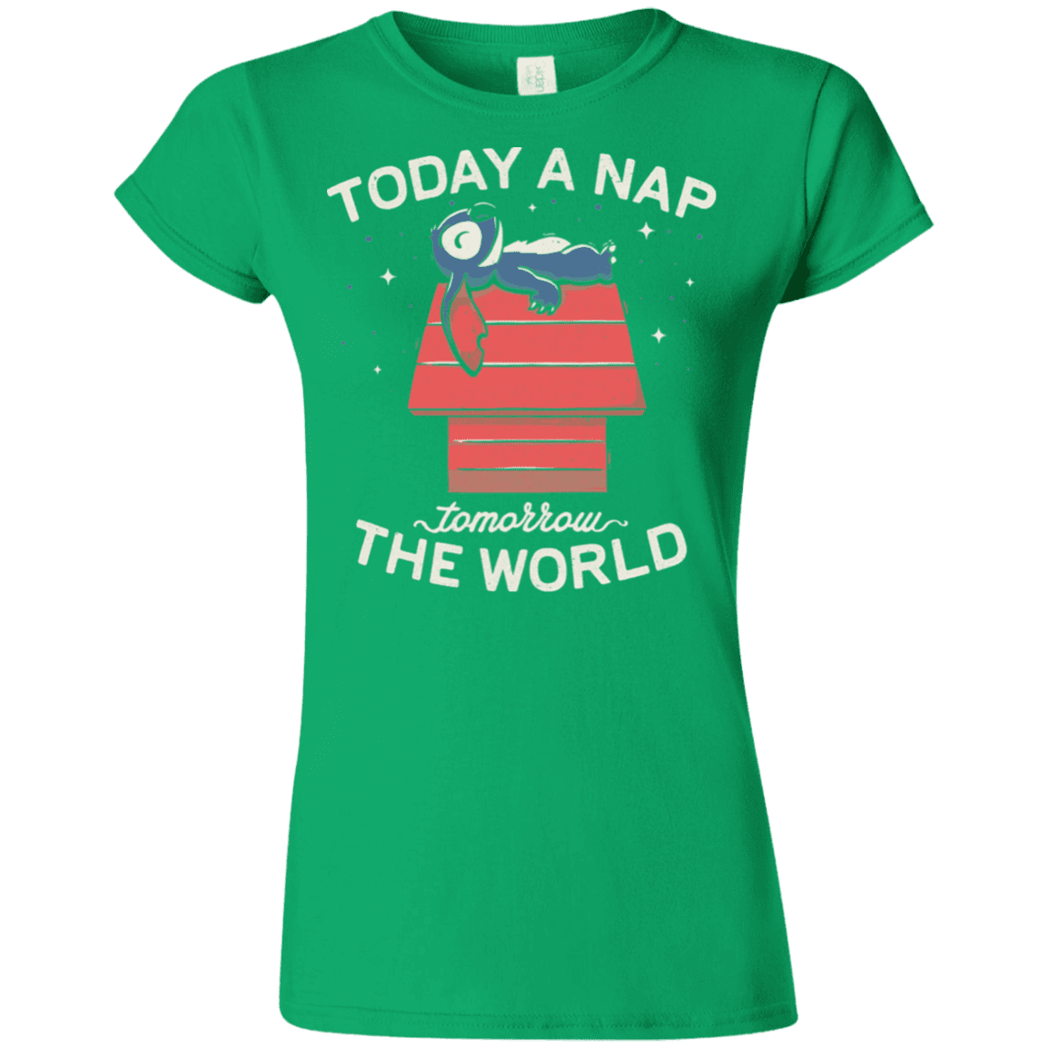 T-Shirts Irish Green / S Today a Nap Tomorrow the World Junior Slimmer-Fit T-Shirt