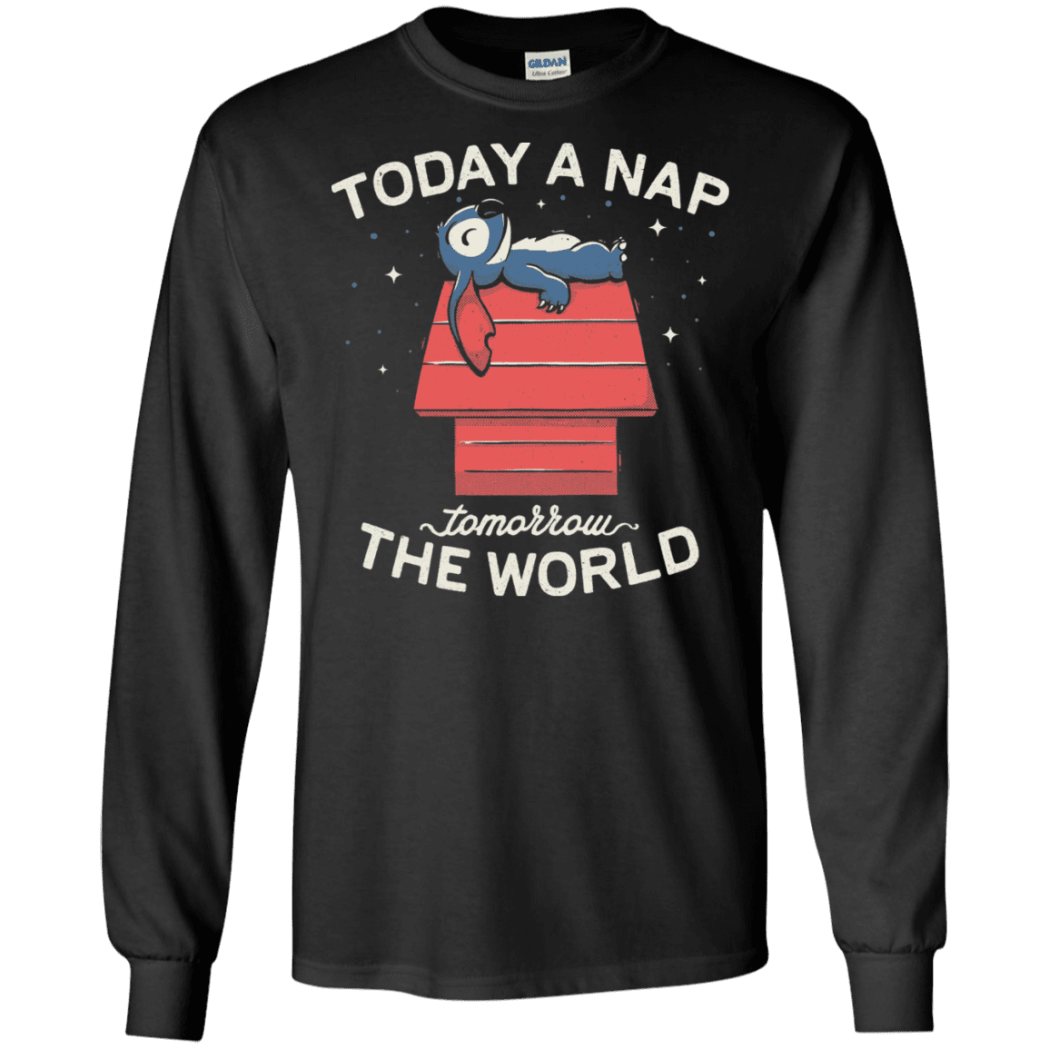 T-Shirts Black / S Today a Nap Tomorrow the World Men's Long Sleeve T-Shirt