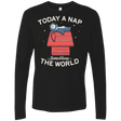 T-Shirts Black / S Today a Nap Tomorrow the World Men's Premium Long Sleeve