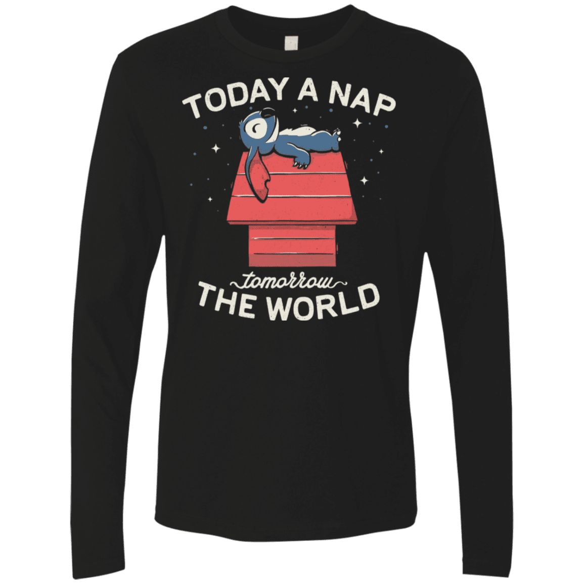 T-Shirts Black / S Today a Nap Tomorrow the World Men's Premium Long Sleeve