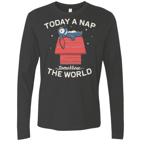 T-Shirts Heavy Metal / S Today a Nap Tomorrow the World Men's Premium Long Sleeve