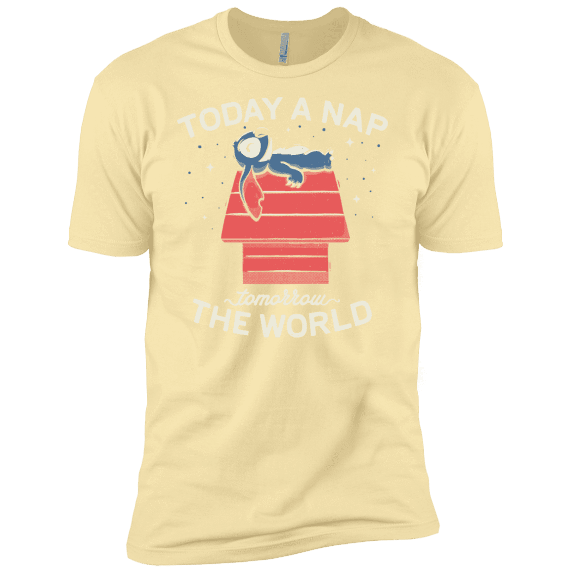 T-Shirts Banana Cream / X-Small Today a Nap Tomorrow the World Men's Premium T-Shirt