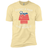 T-Shirts Banana Cream / X-Small Today a Nap Tomorrow the World Men's Premium T-Shirt