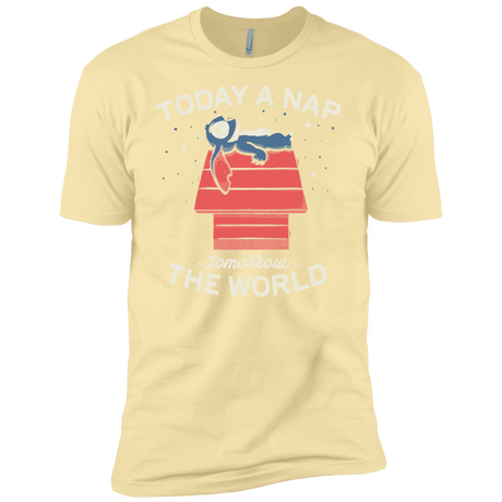 T-Shirts Banana Cream / X-Small Today a Nap Tomorrow the World Men's Premium T-Shirt