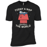 T-Shirts Black / X-Small Today a Nap Tomorrow the World Men's Premium T-Shirt