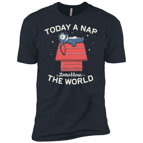 T-Shirts Indigo / X-Small Today a Nap Tomorrow the World Men's Premium T-Shirt