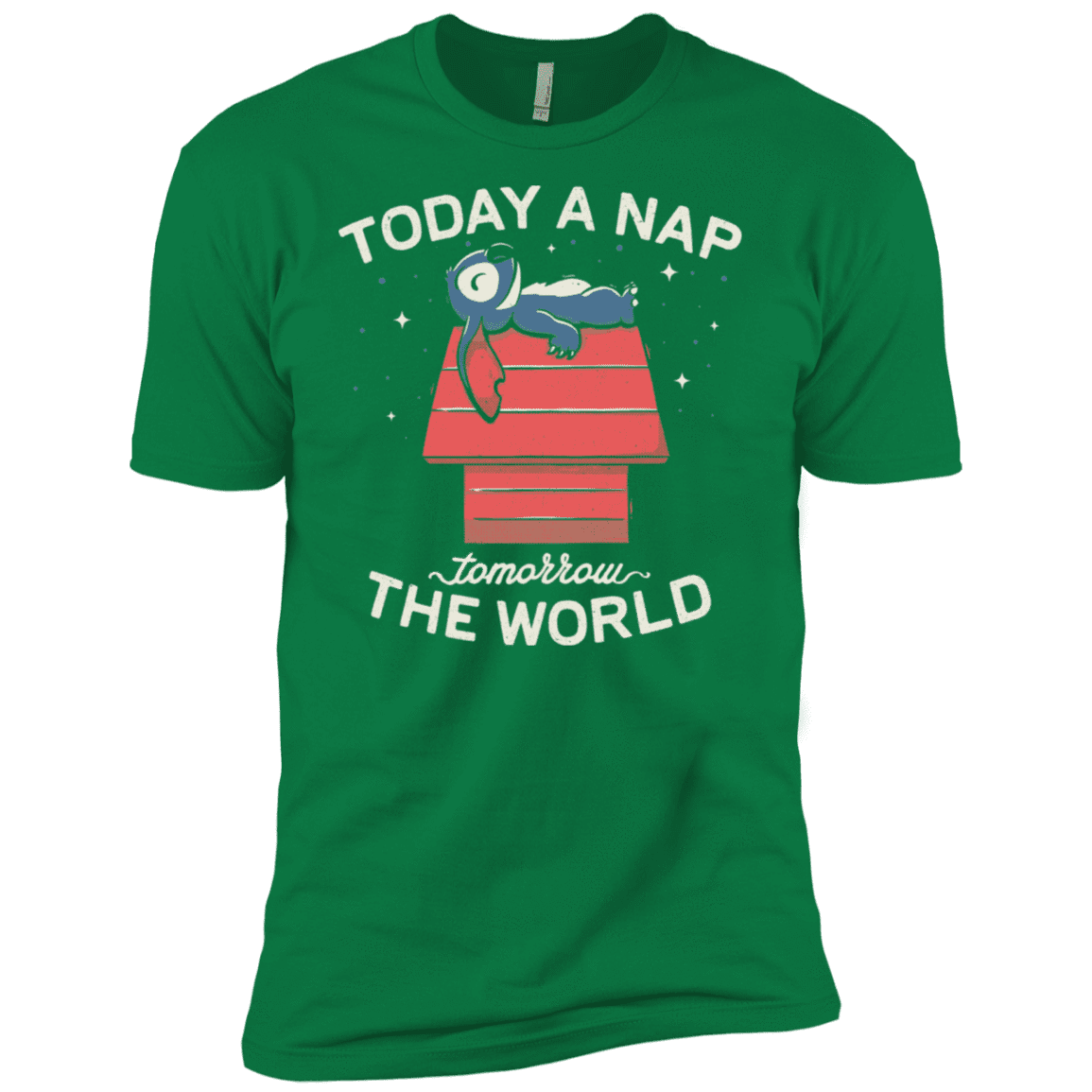 T-Shirts Kelly Green / X-Small Today a Nap Tomorrow the World Men's Premium T-Shirt