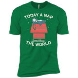 T-Shirts Kelly Green / X-Small Today a Nap Tomorrow the World Men's Premium T-Shirt