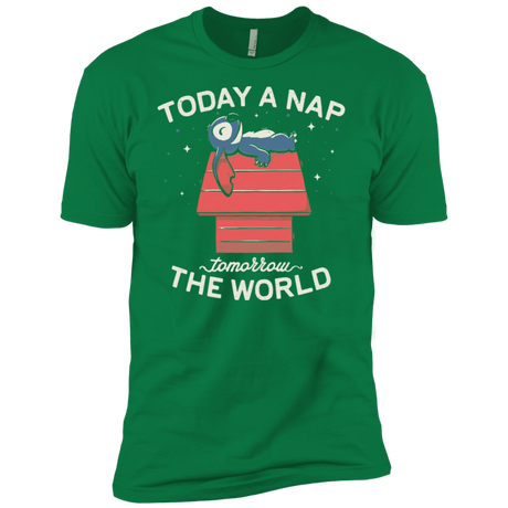 T-Shirts Kelly Green / X-Small Today a Nap Tomorrow the World Men's Premium T-Shirt