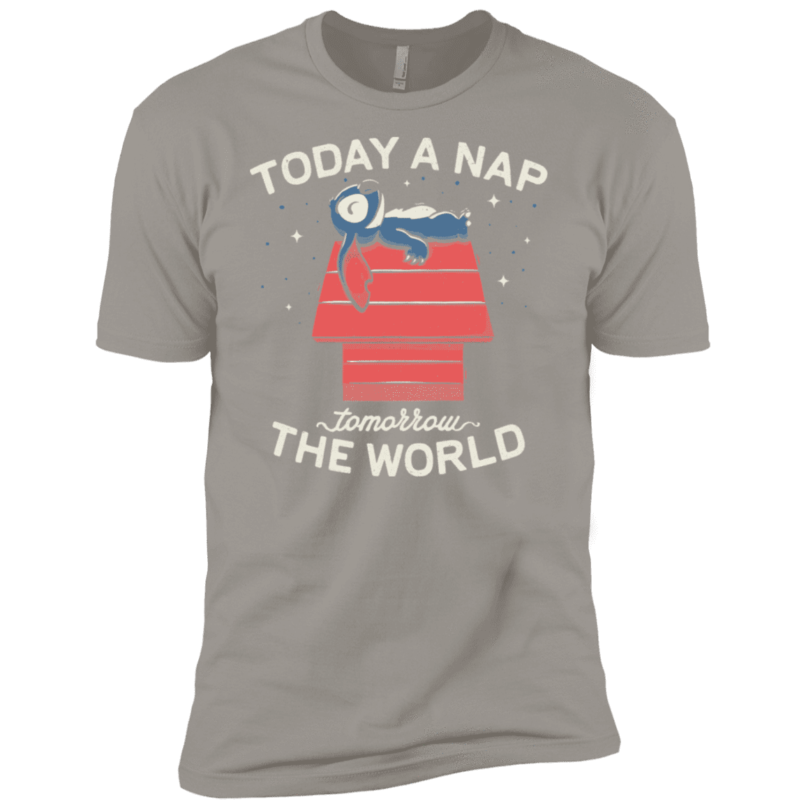 T-Shirts Light Grey / X-Small Today a Nap Tomorrow the World Men's Premium T-Shirt