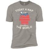 T-Shirts Light Grey / X-Small Today a Nap Tomorrow the World Men's Premium T-Shirt