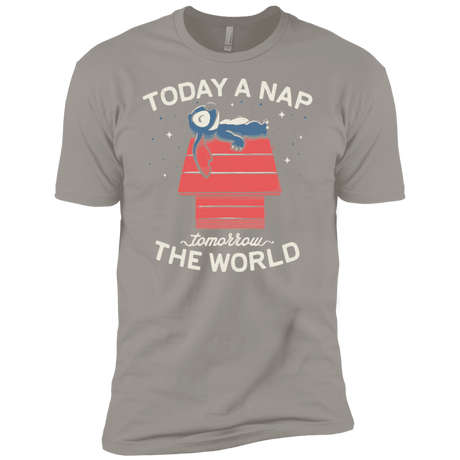 T-Shirts Light Grey / X-Small Today a Nap Tomorrow the World Men's Premium T-Shirt