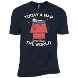 T-Shirts Midnight Navy / X-Small Today a Nap Tomorrow the World Men's Premium T-Shirt