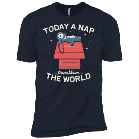 T-Shirts Midnight Navy / X-Small Today a Nap Tomorrow the World Men's Premium T-Shirt