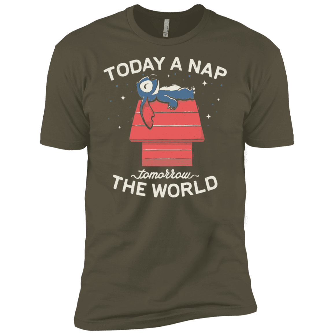 T-Shirts Military Green / X-Small Today a Nap Tomorrow the World Men's Premium T-Shirt