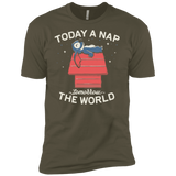 T-Shirts Military Green / X-Small Today a Nap Tomorrow the World Men's Premium T-Shirt