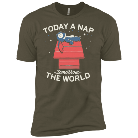 T-Shirts Military Green / X-Small Today a Nap Tomorrow the World Men's Premium T-Shirt