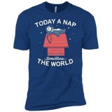 T-Shirts Royal / X-Small Today a Nap Tomorrow the World Men's Premium T-Shirt