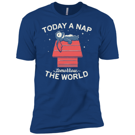 T-Shirts Royal / X-Small Today a Nap Tomorrow the World Men's Premium T-Shirt