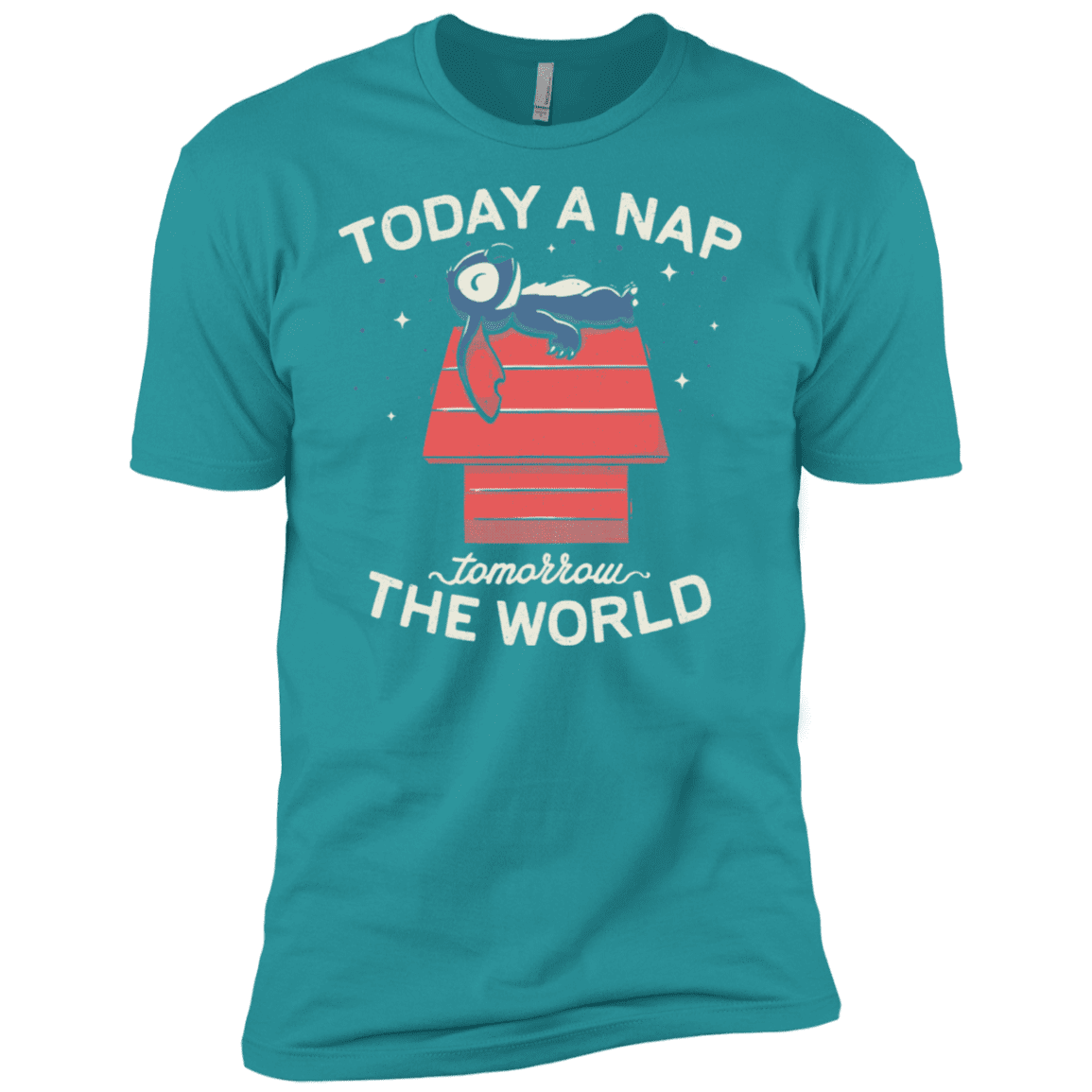 T-Shirts Tahiti Blue / X-Small Today a Nap Tomorrow the World Men's Premium T-Shirt