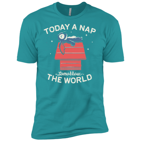 T-Shirts Tahiti Blue / X-Small Today a Nap Tomorrow the World Men's Premium T-Shirt