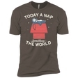 T-Shirts Warm Grey / X-Small Today a Nap Tomorrow the World Men's Premium T-Shirt