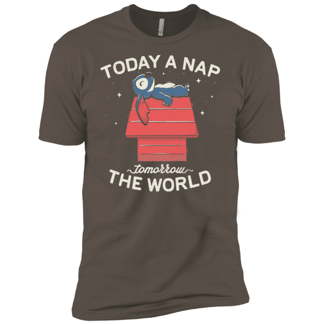 T-Shirts Warm Grey / X-Small Today a Nap Tomorrow the World Men's Premium T-Shirt