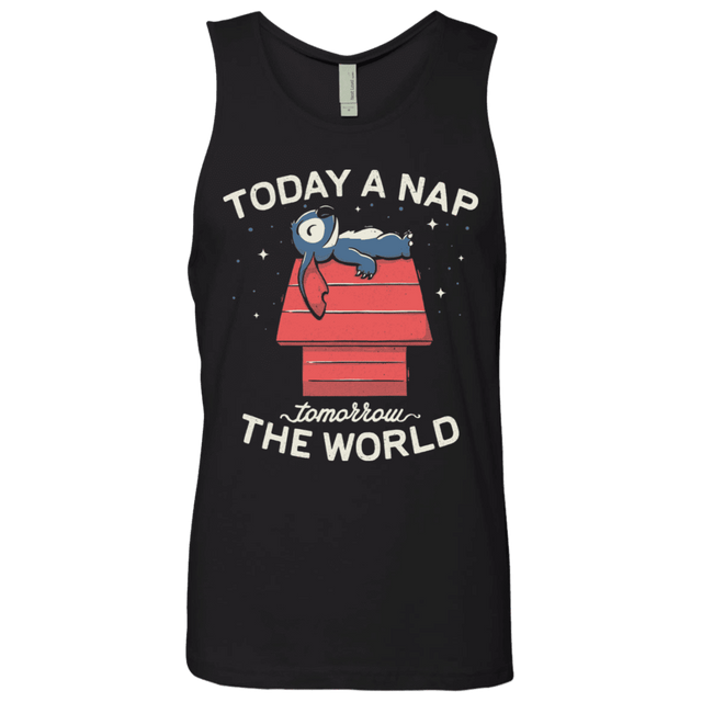 T-Shirts Black / S Today a Nap Tomorrow the World Men's Premium Tank Top