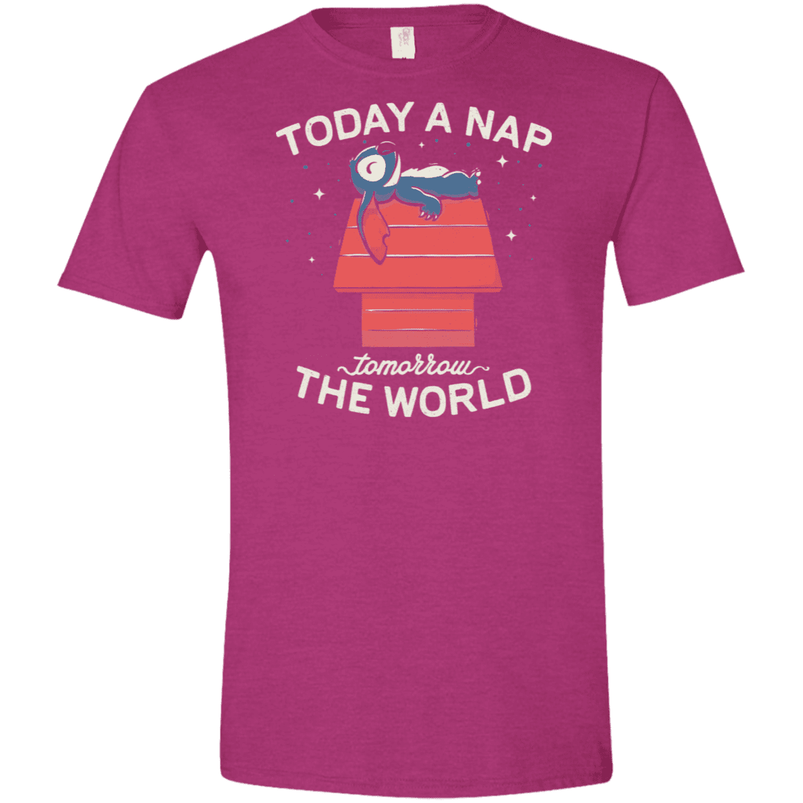 T-Shirts Antique Heliconia / S Today a Nap Tomorrow the World Men's Semi-Fitted Softstyle