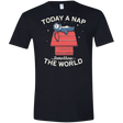 T-Shirts Black / X-Small Today a Nap Tomorrow the World Men's Semi-Fitted Softstyle