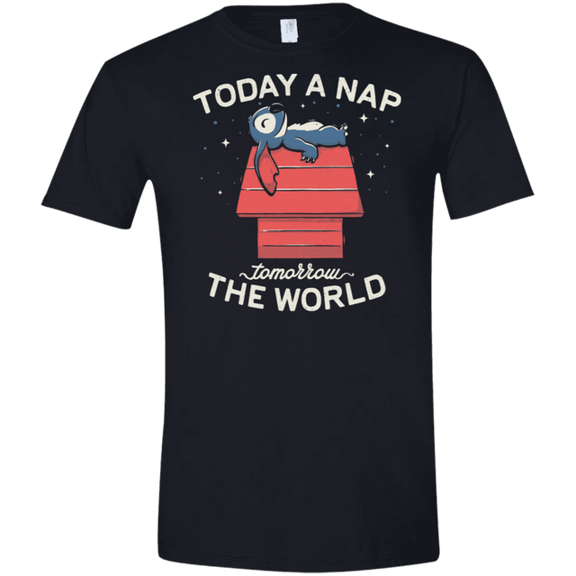 T-Shirts Black / X-Small Today a Nap Tomorrow the World Men's Semi-Fitted Softstyle