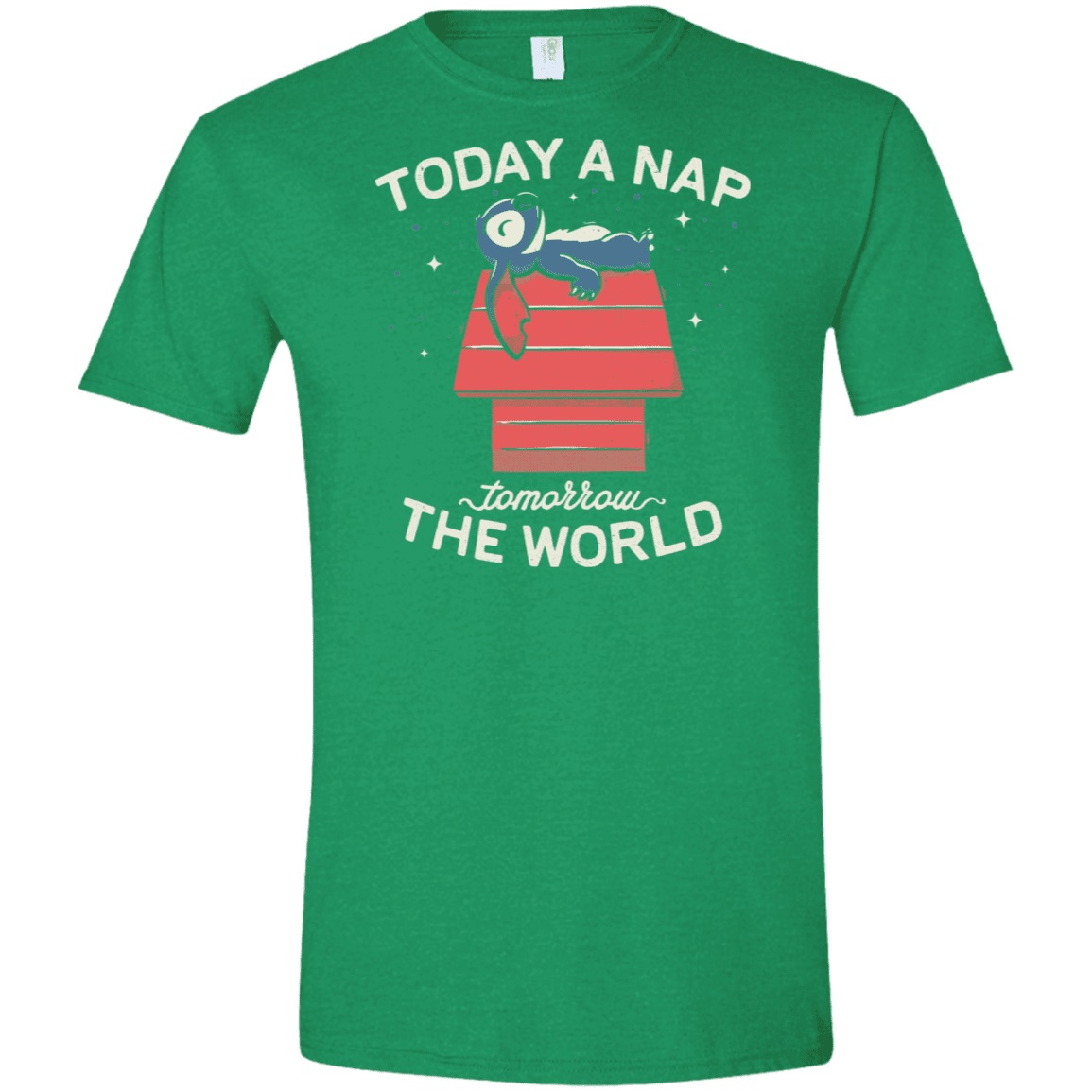 T-Shirts Heather Irish Green / M Today a Nap Tomorrow the World Men's Semi-Fitted Softstyle