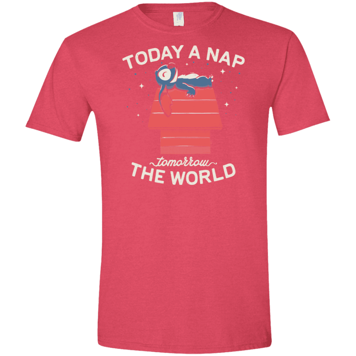 T-Shirts Heather Red / S Today a Nap Tomorrow the World Men's Semi-Fitted Softstyle