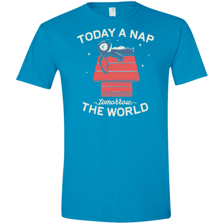 T-Shirts Sapphire / S Today a Nap Tomorrow the World Men's Semi-Fitted Softstyle
