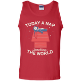 T-Shirts Red / S Today a Nap Tomorrow the World Men's Tank Top