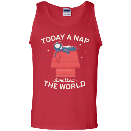 T-Shirts Red / S Today a Nap Tomorrow the World Men's Tank Top