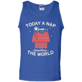 T-Shirts Royal / S Today a Nap Tomorrow the World Men's Tank Top