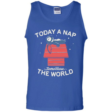 T-Shirts Royal / S Today a Nap Tomorrow the World Men's Tank Top