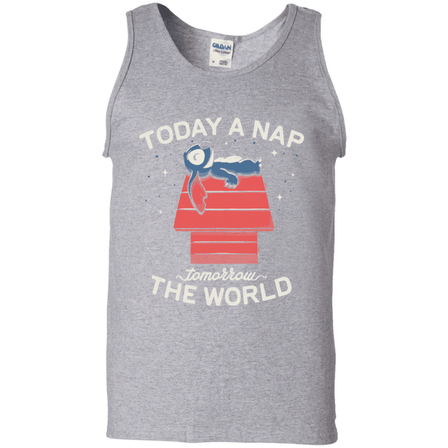 T-Shirts Sport Grey / S Today a Nap Tomorrow the World Men's Tank Top