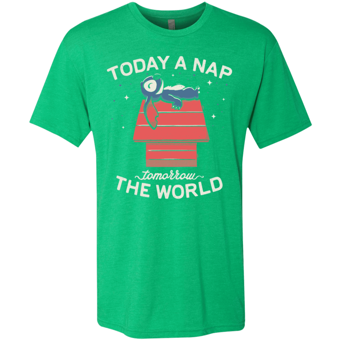 T-Shirts Envy / S Today a Nap Tomorrow the World Men's Triblend T-Shirt