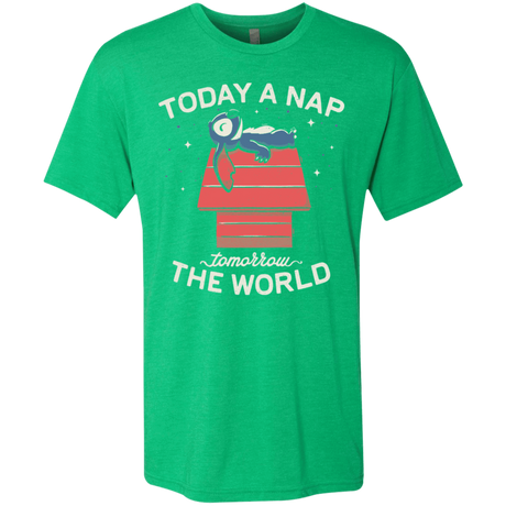 T-Shirts Envy / S Today a Nap Tomorrow the World Men's Triblend T-Shirt