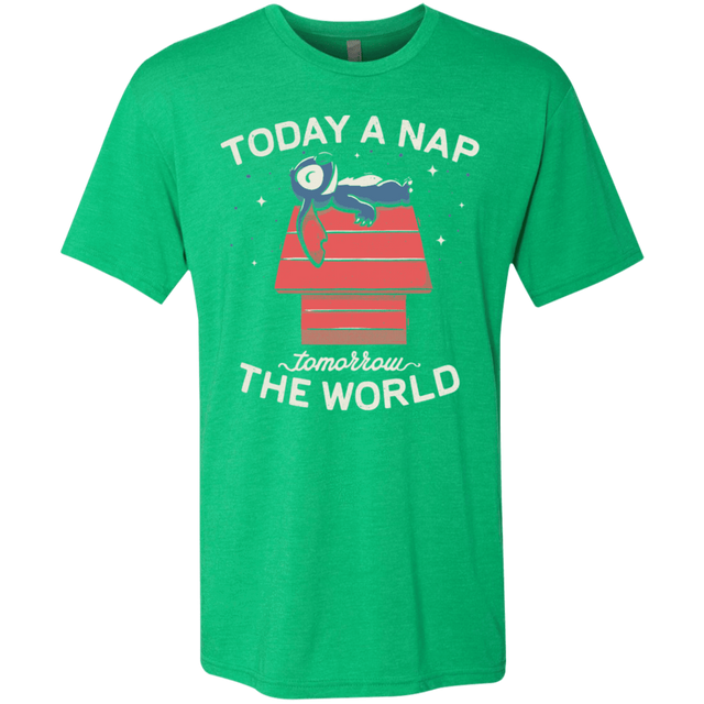 T-Shirts Envy / S Today a Nap Tomorrow the World Men's Triblend T-Shirt