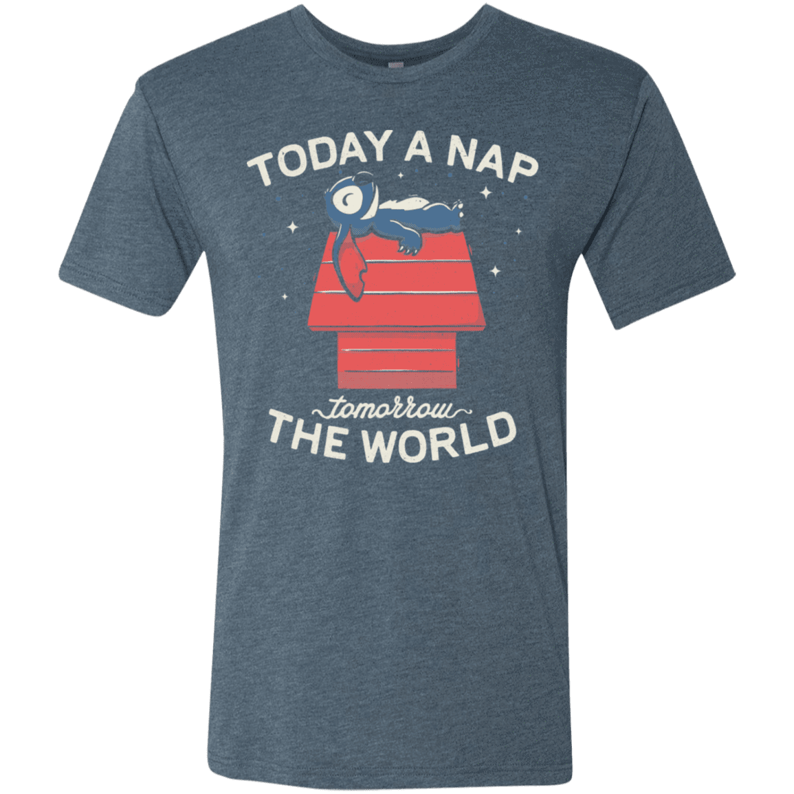 T-Shirts Indigo / S Today a Nap Tomorrow the World Men's Triblend T-Shirt