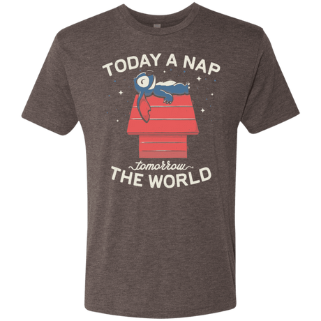 T-Shirts Macchiato / S Today a Nap Tomorrow the World Men's Triblend T-Shirt
