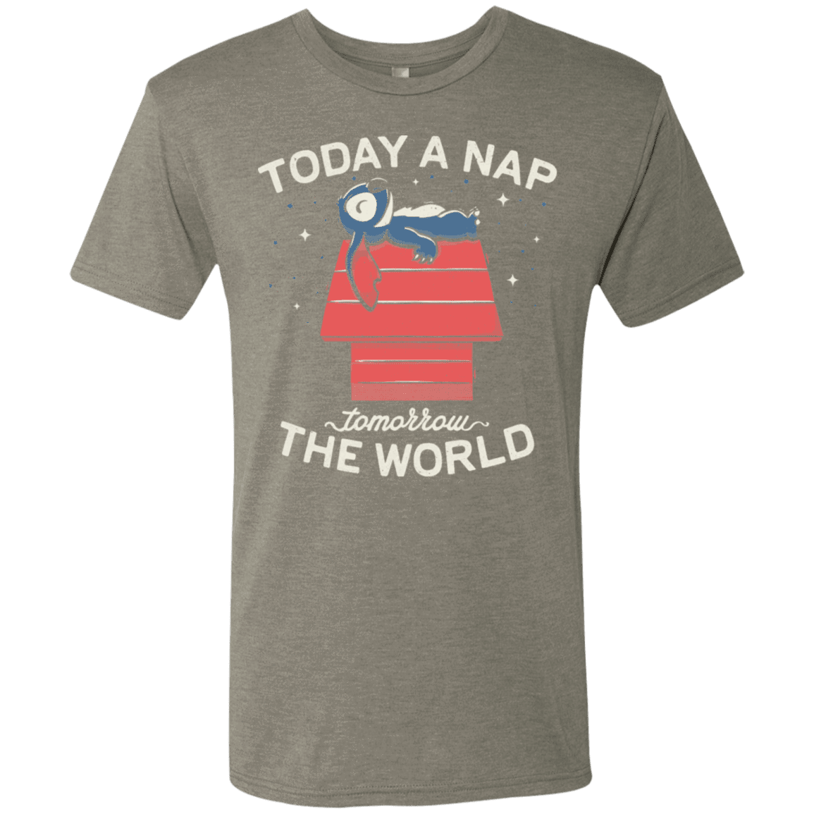 T-Shirts Venetian Grey / S Today a Nap Tomorrow the World Men's Triblend T-Shirt