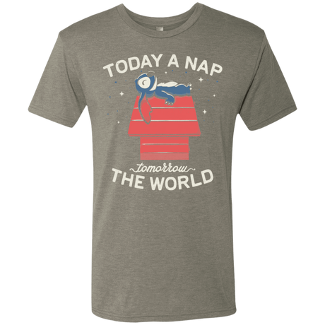 T-Shirts Venetian Grey / S Today a Nap Tomorrow the World Men's Triblend T-Shirt