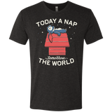 T-Shirts Vintage Black / S Today a Nap Tomorrow the World Men's Triblend T-Shirt