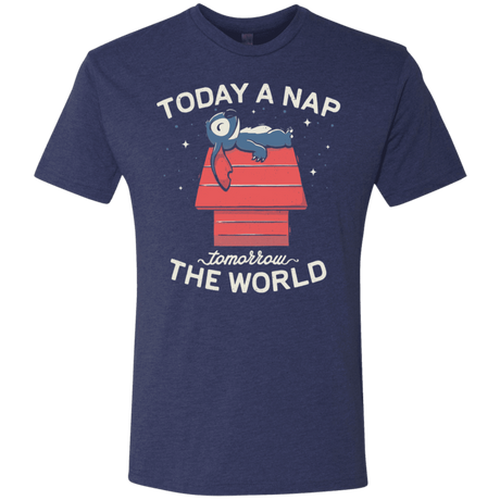 T-Shirts Vintage Navy / S Today a Nap Tomorrow the World Men's Triblend T-Shirt