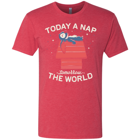 T-Shirts Vintage Red / S Today a Nap Tomorrow the World Men's Triblend T-Shirt